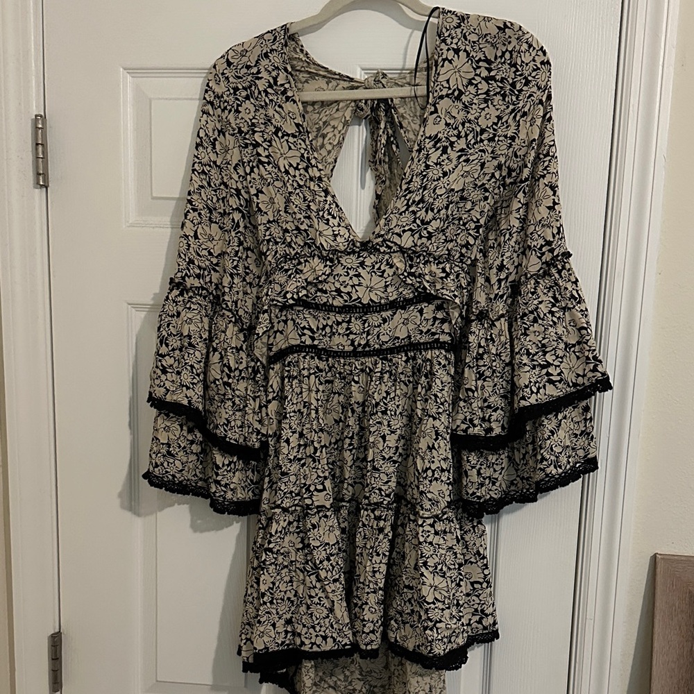 Free people mini open back size small